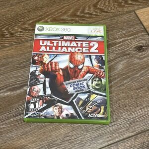 Marvel Ultimate Alliance 2 - Microsoft Xbox 360 With Limited Edition Comic Book